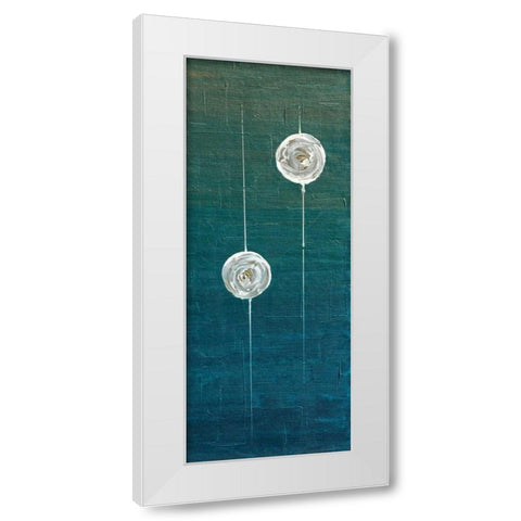 Impuls I White Modern Wood Framed Art Print by Kikani, Umang