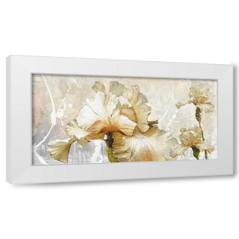 VANILLA IRIS I White Modern Wood Framed Art Print by Sestillo, Enrico