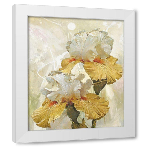 VANILLA IRIS III White Modern Wood Framed Art Print by Sestillo, Enrico