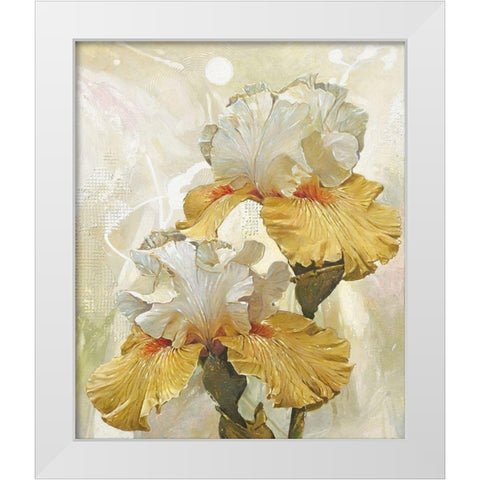 VANILLA IRIS III White Modern Wood Framed Art Print by Sestillo, Enrico