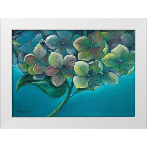 HYDRANGEA I White Modern Wood Framed Art Print by Withaar, Rian