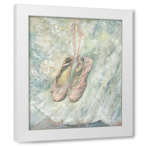 TOES PINK I White Modern Wood Framed Art Print by Withaar, Rian