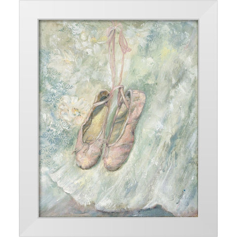 TOES PINK I White Modern Wood Framed Art Print by Withaar, Rian