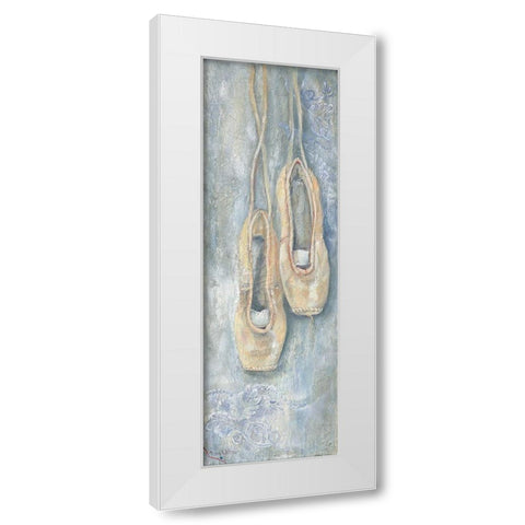 TOES PINK II White Modern Wood Framed Art Print by Withaar, Rian