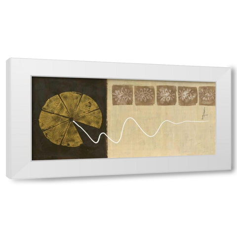 The Rising II White Modern Wood Framed Art Print by Kikani, Umang