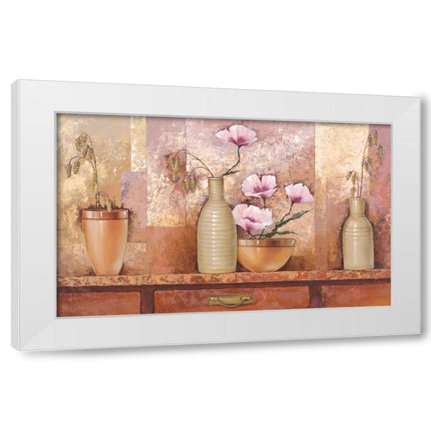 COMP COTTAGE KITCHEN White Modern Wood Framed Art Print by Babichev