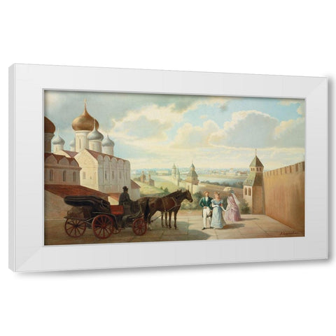HISTORIC RUSSIA I White Modern Wood Framed Art Print by Chairudinov, A.