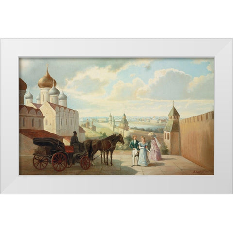 HISTORIC RUSSIA I White Modern Wood Framed Art Print by Chairudinov, A.