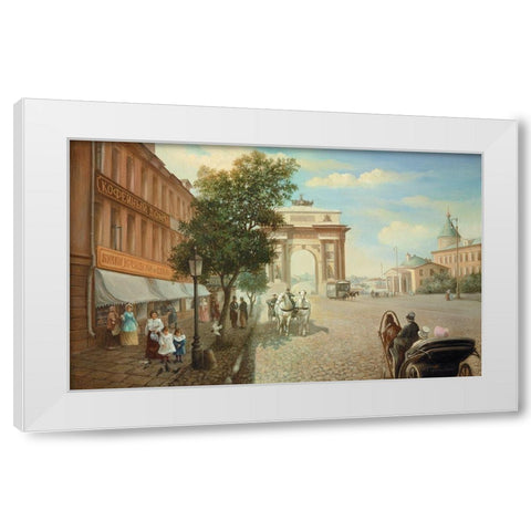 HISTORIC RUSSIA II White Modern Wood Framed Art Print by Chairudinov, A.