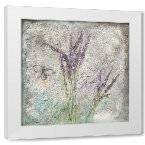 MEADOW FLOWERS II White Modern Wood Framed Art Print by Withaar, Rian