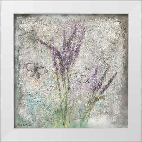 MEADOW FLOWERS II White Modern Wood Framed Art Print by Withaar, Rian