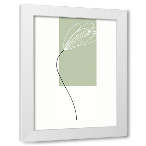 EARTH-BOUND I White Modern Wood Framed Art Print by Sakai, Takashi