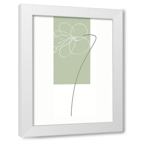 EARTH-BOUND II White Modern Wood Framed Art Print by Sakai, Takashi