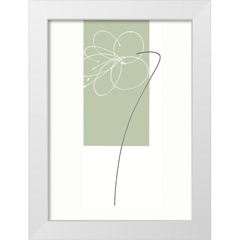 EARTH-BOUND II White Modern Wood Framed Art Print by Sakai, Takashi