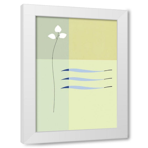 ELEMENTAL MOVEMENT II White Modern Wood Framed Art Print by Sakai, Takashi