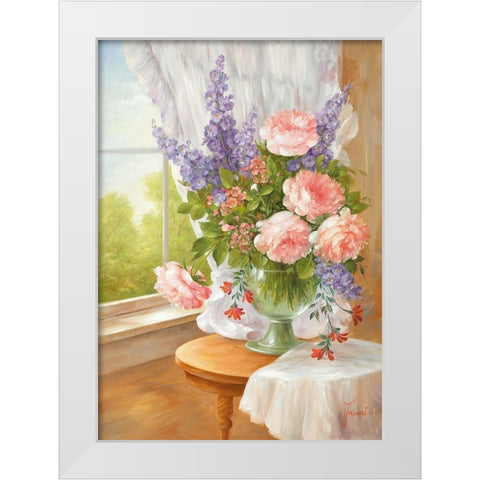 ON A SUNNY DAY II White Modern Wood Framed Art Print by Fasani