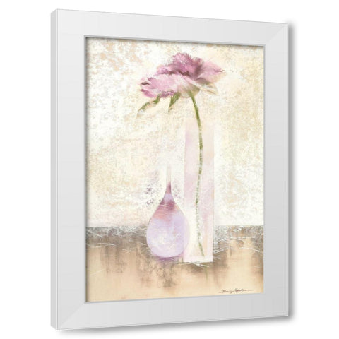 CALICO II White Modern Wood Framed Art Print by Robertson, Marilyn