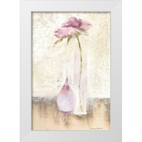CALICO II White Modern Wood Framed Art Print by Robertson, Marilyn