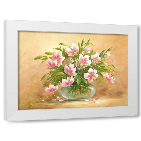 ABSOLUTELY BEAUTIFUL I White Modern Wood Framed Art Print by Fasani