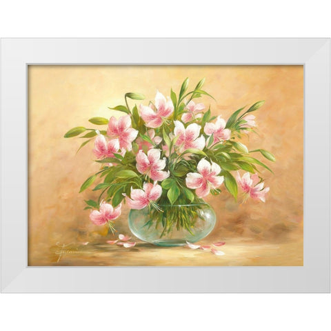 ABSOLUTELY BEAUTIFUL I White Modern Wood Framed Art Print by Fasani