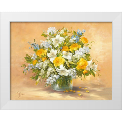 ABSOLUTELY BEAUTIFUL II White Modern Wood Framed Art Print by Fasani