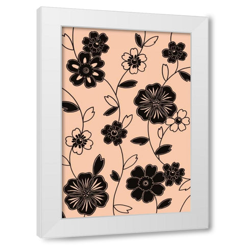 Accord I White Modern Wood Framed Art Print by Design Show