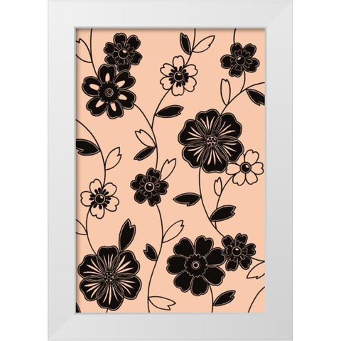 Accord I White Modern Wood Framed Art Print by Design Show