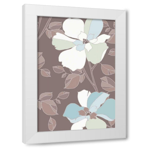 Accents Of Spring I White Modern Wood Framed Art Print by Verbeek-Van Den Broek