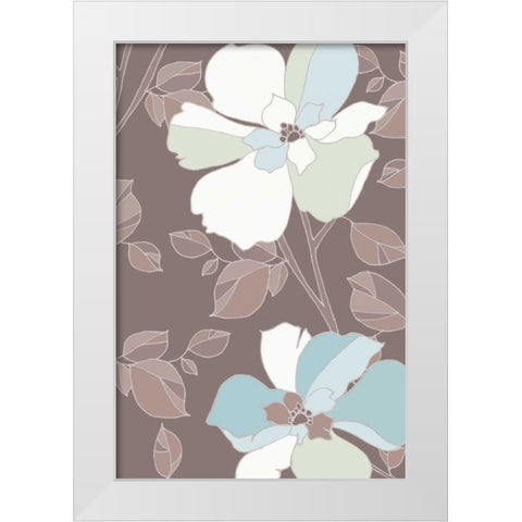 Accents Of Spring I White Modern Wood Framed Art Print by Verbeek-Van Den Broek