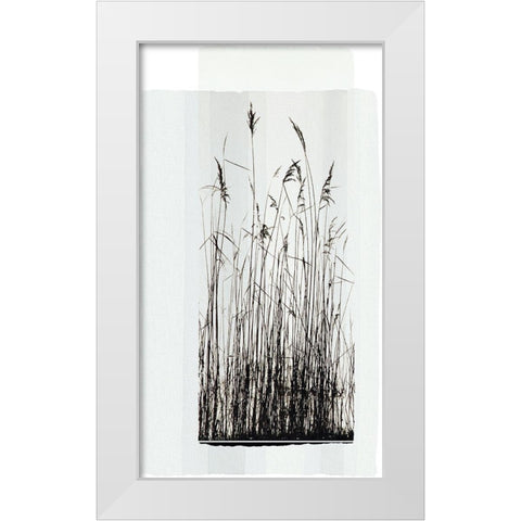 Garden Prairie I White Modern Wood Framed Art Print by Verbeek-Van Den Broek