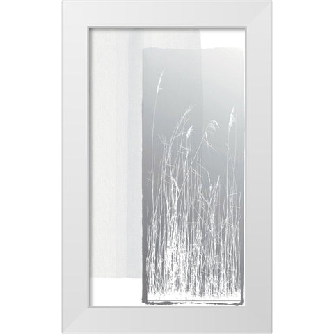 Garden Prairie II White Modern Wood Framed Art Print by Verbeek-Van Den Broek