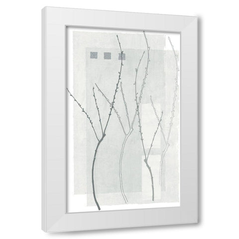 Spring Awakening II White Modern Wood Framed Art Print by Verbeek-Van Den Broek
