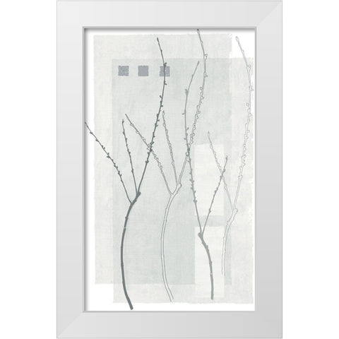 Spring Awakening II White Modern Wood Framed Art Print by Verbeek-Van Den Broek