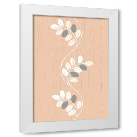 SILVER SPLENDOR I White Modern Wood Framed Art Print by Design Show