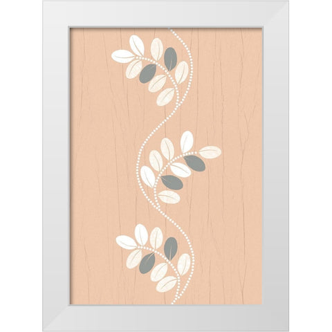 SILVER SPLENDOR I White Modern Wood Framed Art Print by Design Show