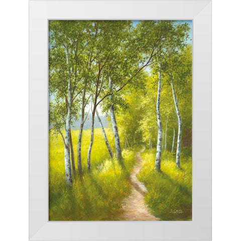 SUNDAY AFTERNOON II White Modern Wood Framed Art Print by Smith, B.