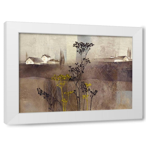 Tuscan Gold I White Modern Wood Framed Art Print by Verbeek-Van Den Broek