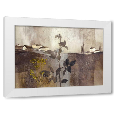 Tuscan Gold II White Modern Wood Framed Art Print by Verbeek-Van Den Broek