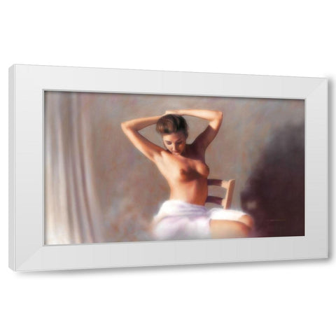 PRIDE White Modern Wood Framed Art Print by Worswick, Peter