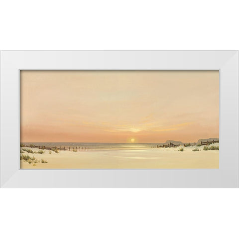 DISTANT SHORES I White Modern Wood Framed Art Print by Lee, Spencer