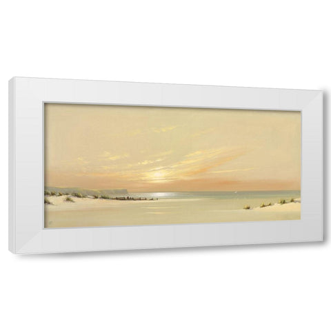DISTANT SHORES II White Modern Wood Framed Art Print by Lee, Spencer