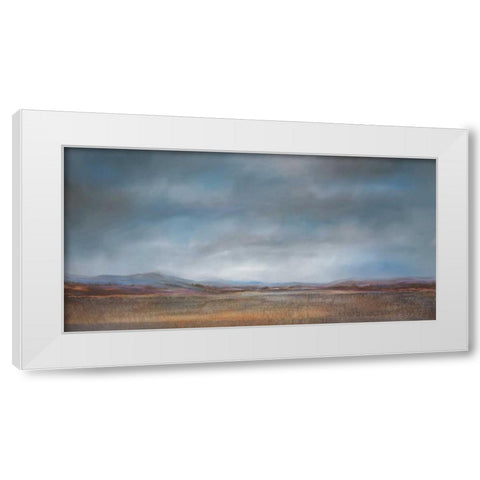 Hillside Vista I White Modern Wood Framed Art Print by Dworok, Peter
