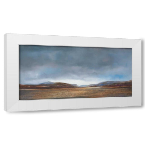 Hillside Vista II White Modern Wood Framed Art Print by Dworok, Peter