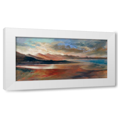 Evening Vista I White Modern Wood Framed Art Print by Farrall-Doyle, Anne