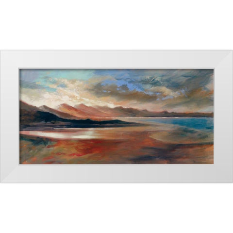 Evening Vista I White Modern Wood Framed Art Print by Farrall-Doyle, Anne