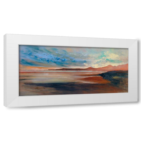 Evening Vista II White Modern Wood Framed Art Print by Farrall-Doyle, Anne