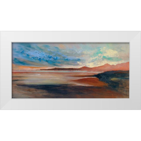 Evening Vista II White Modern Wood Framed Art Print by Farrall-Doyle, Anne