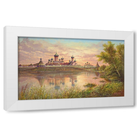 MONASTERY NEAR KAZAN White Modern Wood Framed Art Print by Glassl, Helmut