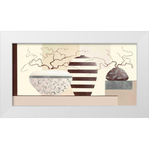 Timeless Twigs I White Modern Wood Framed Art Print by Sedalia, David