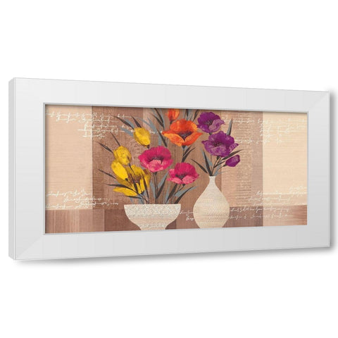 COLOR BEAUTY II White Modern Wood Framed Art Print by Christina